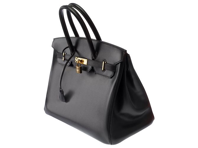 Hermès Borsa HERMES Birkin 35 in Pelle Nera - 103674 Nero - vista 5
