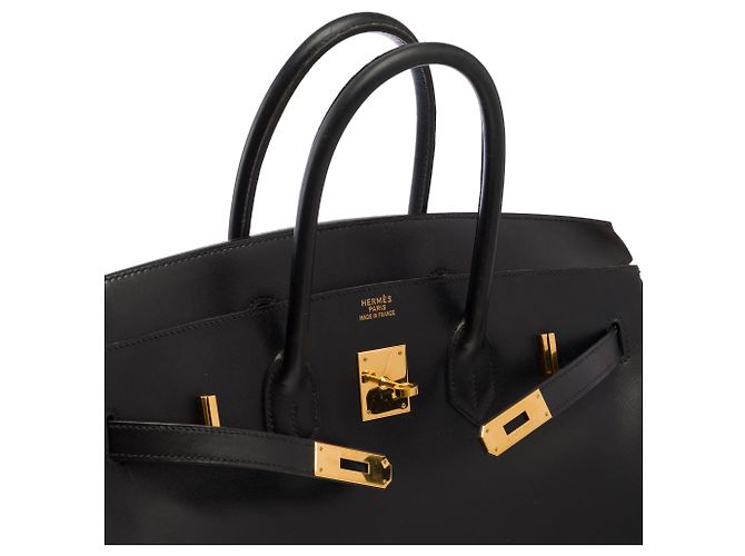 Hermès Borsa HERMES Birkin 35 in Pelle Nera - 103674 Nero - vista 7