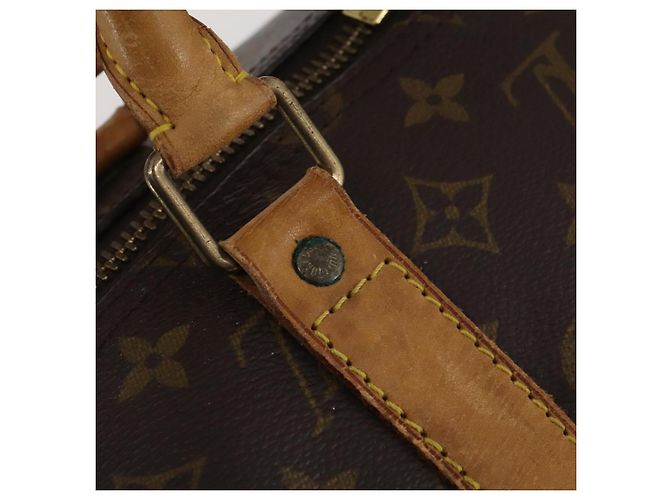 LOUIS VUITTON Monogram Keepall 55 Boston Bag M41424 LV Auth 188507 - view 14