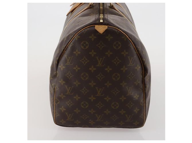 LOUIS VUITTON Monogram Keepall 55 Boston Bag M41424 LV Auth 188507 - view 4