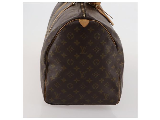 LOUIS VUITTON Monogram Keepall 55 Boston Bag M41424 LV Auth 188507 - view 5