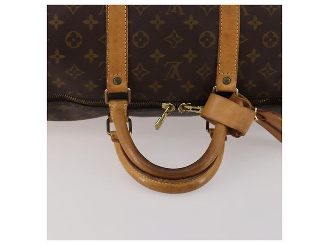 LOUIS VUITTON Monogram Keepall 55 Boston Bag M41424 LV Auth 188507 - view 7