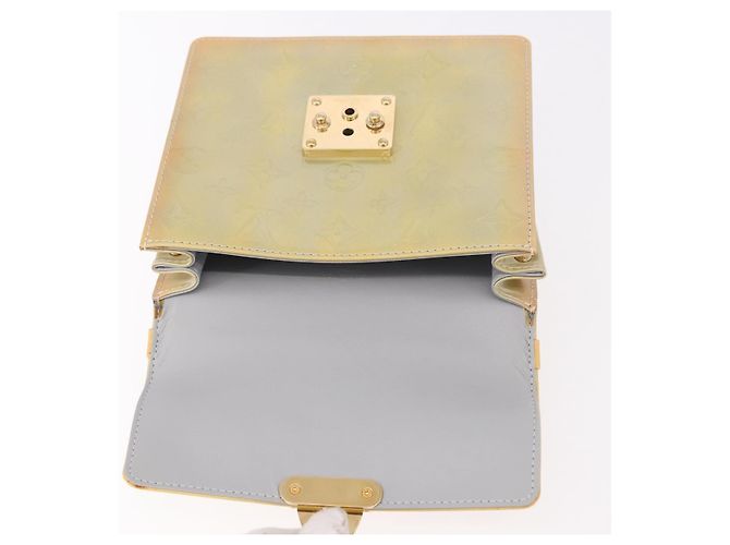 LOUIS VUITTON Monogram Vernis Spring Street Hand Bag Gris M91029 Auth bs35645A Grigio - vista 19