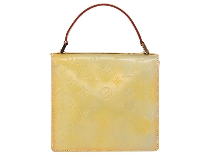 LOUIS VUITTON Monogram Vernis Spring Street Hand Bag Gris M91029 Auth bs35645A Grigio - vista 2
