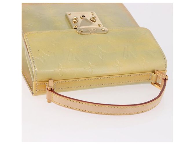 LOUIS VUITTON Monogram Vernis Spring Street Hand Bag Gris M91029 Auth bs35645A Grigio - vista 6