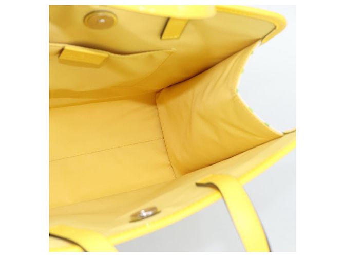 Borsa GUCCI per bambini Yuko Higuchi in tela gialla 605614 Auth 188912M Giallo - vista 18