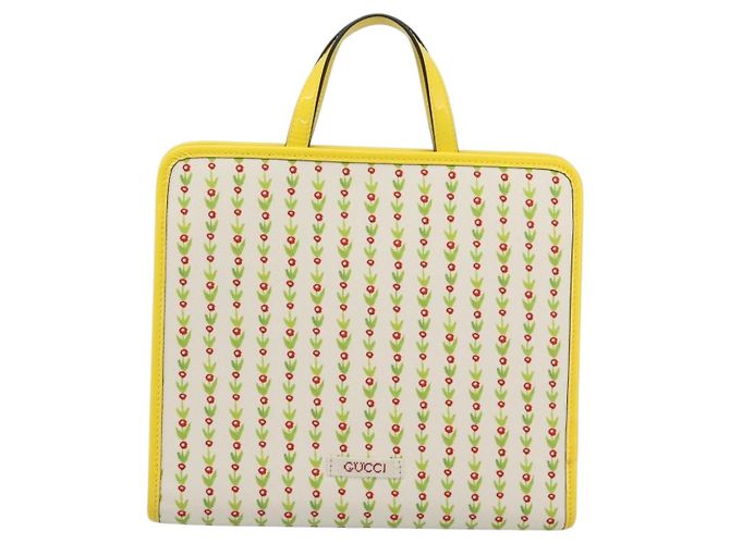 Borsa GUCCI per bambini Yuko Higuchi in tela gialla 605614 Auth 188912M Giallo - vista 3
