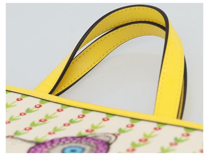 Borsa GUCCI per bambini Yuko Higuchi in tela gialla 605614 Auth 188912M Giallo - vista 8