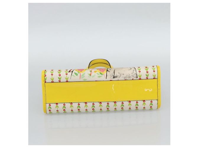 Borsa GUCCI per bambini Yuko Higuchi in tela gialla 605614 Auth 188912M Giallo - vista 9