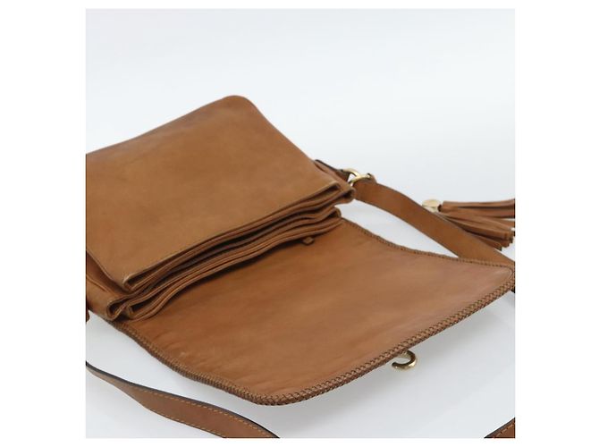 Borsa a Spalla GUCCI GG Canvas Beige Oro 257024 Auth ka4943V D'oro - vista 15