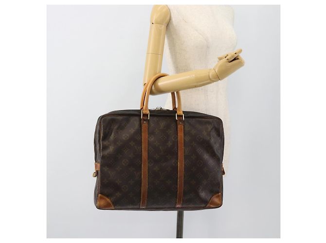 LOUIS VUITTON Monogram Porte Documents Voyage Business Bag M53361 Auth 187721 Monogramma - vista 25