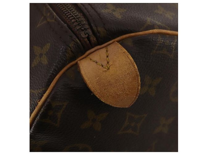 LOUIS VUITTON Borsa Boston Monogram Keepall 55 M41424 LV Auth 187125 Monogramma - vista 15