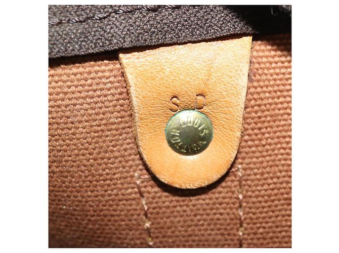 LOUIS VUITTON Borsa Boston Monogram Keepall 55 M41424 LV Auth 187125 Monogramma - vista 21