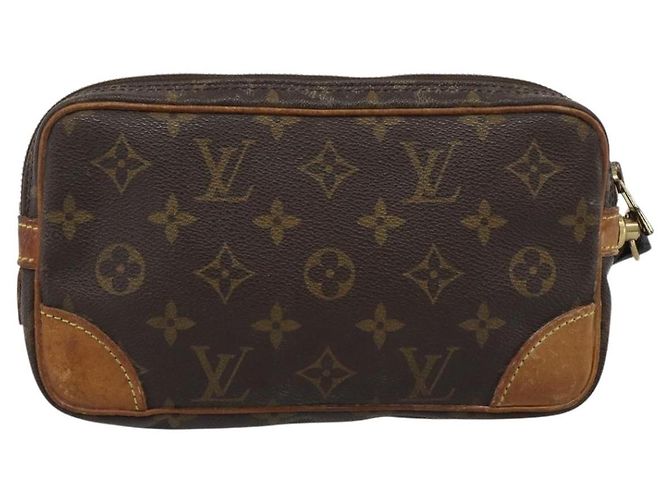 LOUIS VUITTON Monogram Marly Dragonne PM Clutch M51827 LV Auth BA13571 Monogramma - vista 2
