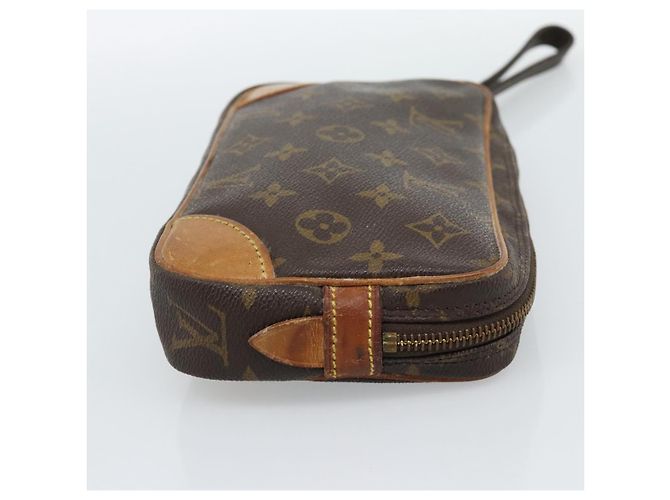 LOUIS VUITTON Monogram Marly Dragonne PM Clutch M51827 LV Auth BA13571 Monogramma - vista 4