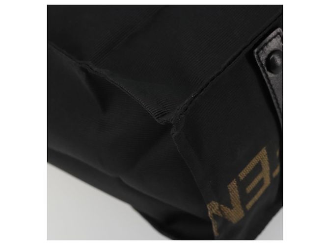 Borsa FENDI in tela nera e oro Auth 188494A Nero D'oro - vista 13