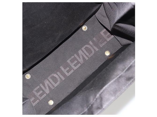 Borsa FENDI in tela nera e oro Auth 188494A Nero D'oro - vista 15
