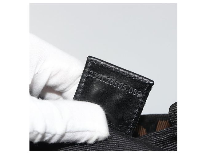 Borsa FENDI in tela nera e oro Auth 188494A Nero D'oro - vista 18