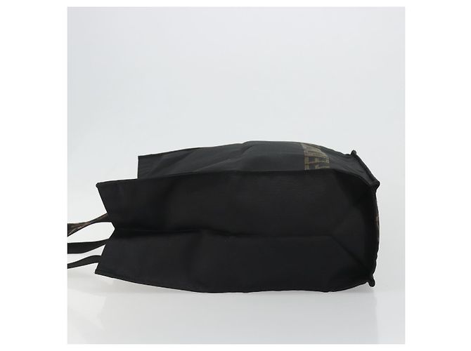 Borsa FENDI in tela nera e oro Auth 188494A Nero D'oro - vista 5