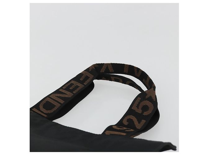 Borsa FENDI in tela nera e oro Auth 188494A Nero D'oro - vista 8