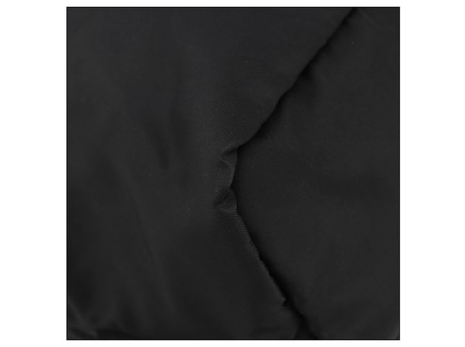Zaino PRADA Nylon Nero Oro Auth yk20532SAV D'oro - vista 15