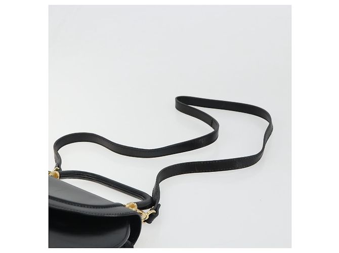 Borsa BALLY in Pelle 2way Nera Oro Auth 187434A Nero D'oro - vista 10