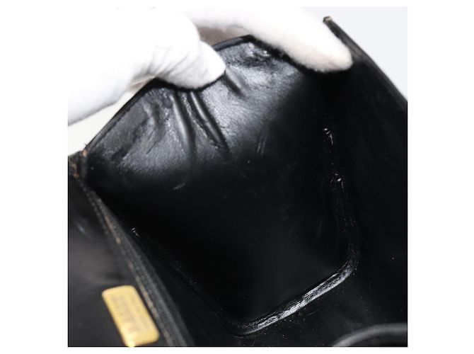 Borsa BALLY in Pelle 2way Nera Oro Auth 187434A Nero D'oro - vista 21