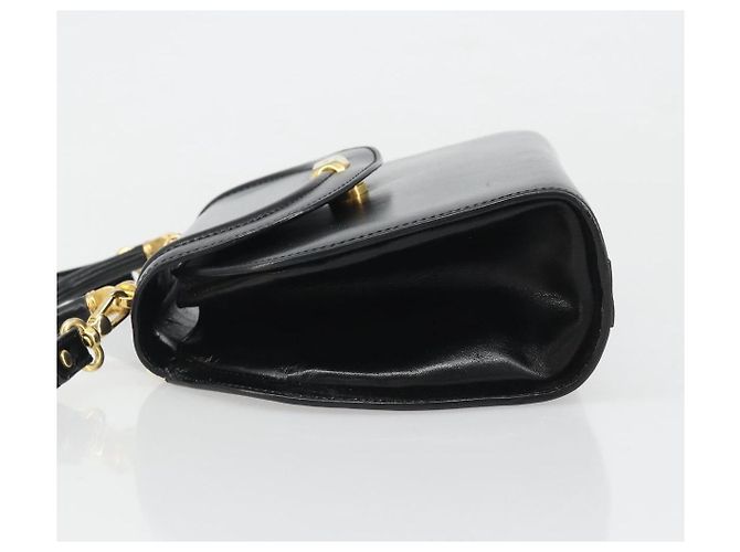 Borsa BALLY in Pelle 2way Nera Oro Auth 187434A Nero D'oro - vista 5
