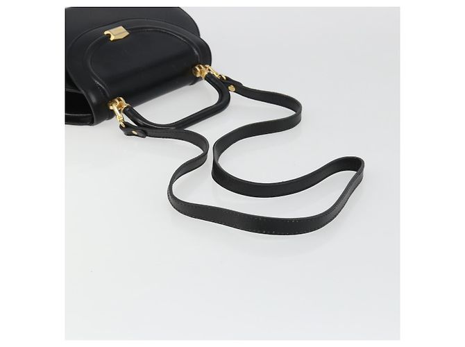 Borsa BALLY in Pelle 2way Nera Oro Auth 187434A Nero D'oro - vista 9