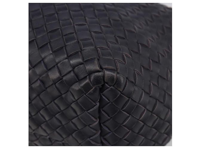 BOTTEGA VENETA INTRECCIATO Cabas PM Borsa in pelle Viola Oro Auth yk20527SAV - vista 10