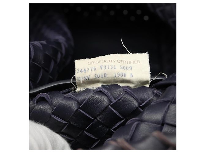 BOTTEGA VENETA INTRECCIATO Cabas PM Borsa in pelle Viola Oro Auth yk20527SAV - vista 17