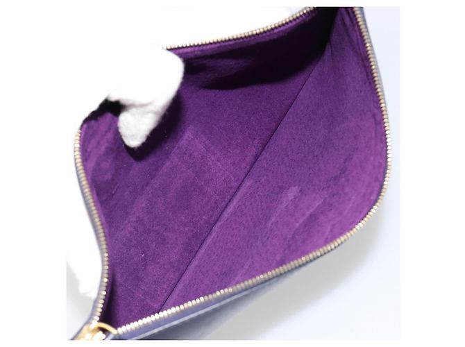 BOTTEGA VENETA INTRECCIATO Cabas PM Borsa in pelle Viola Oro Auth yk20527SAV - vista 20