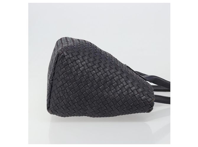 BOTTEGA VENETA INTRECCIATO Cabas PM Borsa in pelle Viola Oro Auth yk20527SAV - vista 4