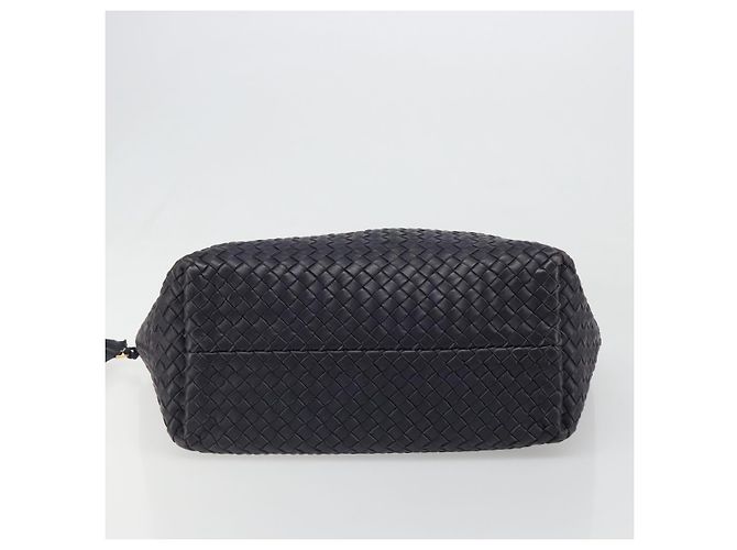 BOTTEGA VENETA INTRECCIATO Cabas PM Borsa in pelle Viola Oro Auth yk20527SAV - vista 9