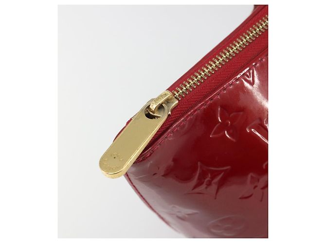 Borsa LOUIS VUITTON Monogram Vernis Bellevue PM Pomme D'amour M93583 Auth 187275A Rosso - vista 19