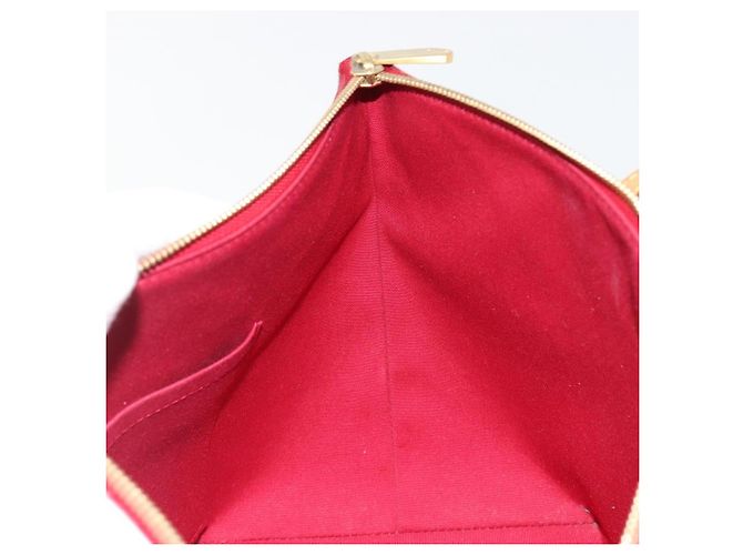Borsa LOUIS VUITTON Monogram Vernis Bellevue PM Pomme D'amour M93583 Auth 187275A Rosso - vista 21