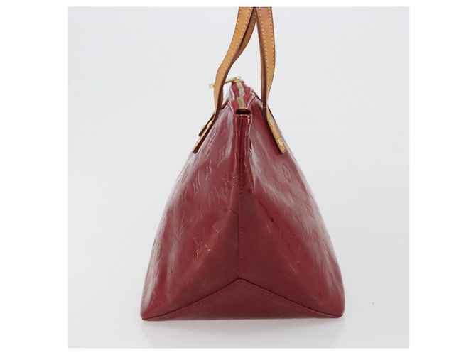 Borsa LOUIS VUITTON Monogram Vernis Bellevue PM Pomme D'amour M93583 Auth 187275A Rosso - vista 3