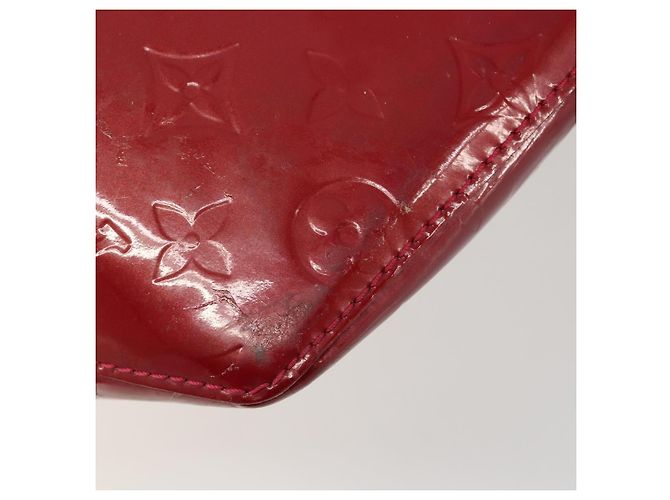 Borsa LOUIS VUITTON Monogram Vernis Bellevue PM Pomme D'amour M93583 Auth 187275A Rosso - vista 9