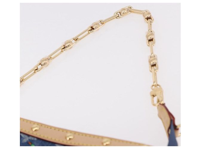 LOUIS VUITTON Monogram Denim Cherry Pochette Accessoires M13994 LV Auth 187483SM Azul Monograma - vista 8