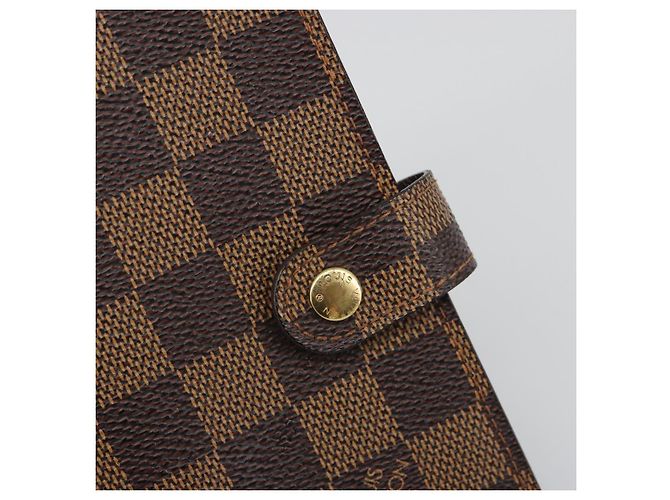 LOUIS VUITTON Damier Ebene Agenda PM Day Planner Cover R20700 LV Auth mr2623 - vista 12