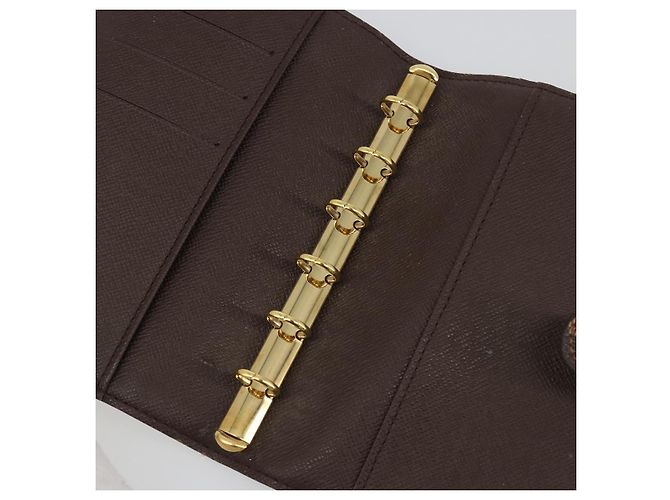 LOUIS VUITTON Damier Ebene Agenda PM Day Planner Cover R20700 LV Auth mr2623 - vista 17