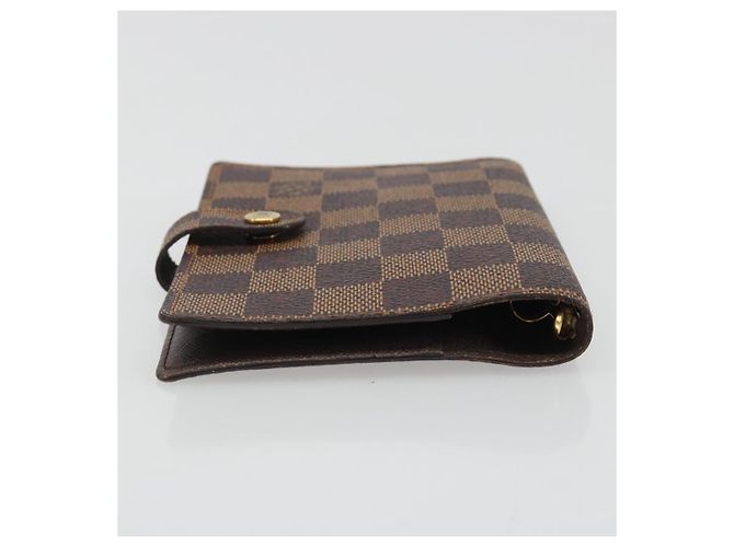 LOUIS VUITTON Damier Ebene Agenda PM Day Planner Cover R20700 LV Auth mr2623 - vista 6