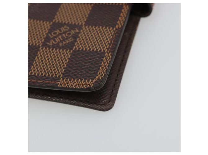 LOUIS VUITTON Damier Ebene Agenda PM Day Planner Cover R20700 LV Auth mr2623 - vista 8