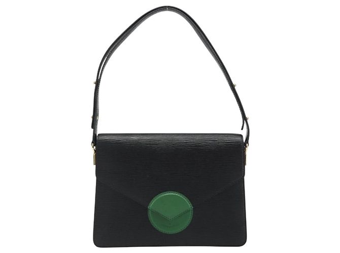 Borsa a Spalla LOUIS VUITTON Epi Osh Black Green M52444 LV Auth BA13566 Nero Verde - vista 2