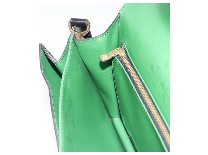 Borsa a Spalla LOUIS VUITTON Epi Osh Black Green M52444 LV Auth BA13566 Nero Verde - vista 20