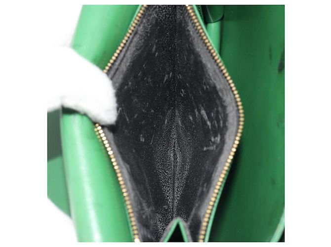 Borsa a Spalla LOUIS VUITTON Epi Osh Black Green M52444 LV Auth BA13566 Nero Verde - vista 22