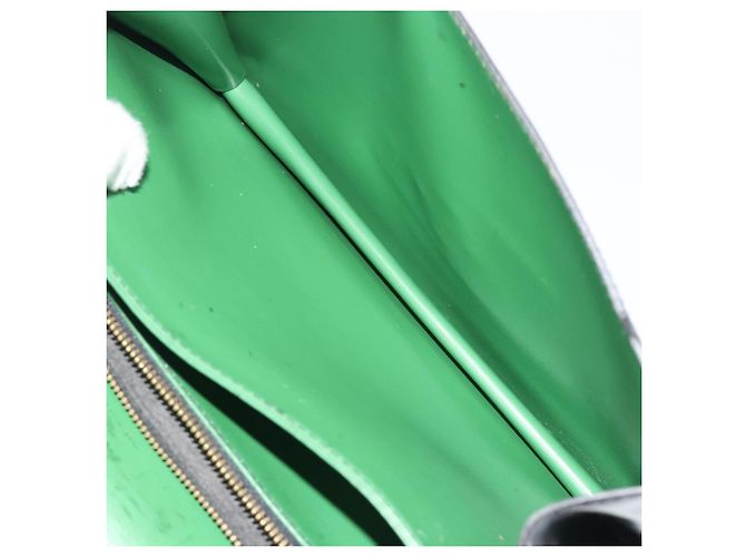 Borsa a Spalla LOUIS VUITTON Epi Osh Black Green M52444 LV Auth BA13566 Nero Verde - vista 23