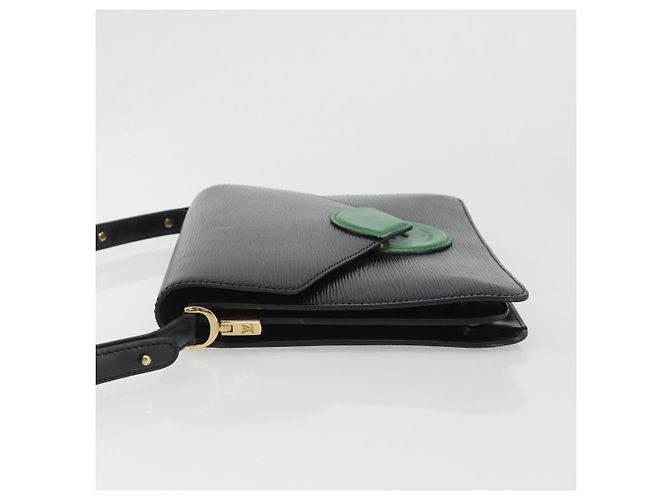 Borsa a Spalla LOUIS VUITTON Epi Osh Black Green M52444 LV Auth BA13566 Nero Verde - vista 5