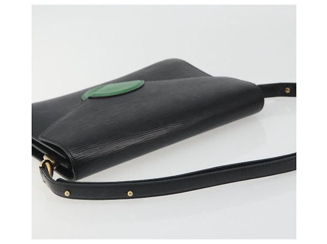 Borsa a Spalla LOUIS VUITTON Epi Osh Black Green M52444 LV Auth BA13566 Nero Verde - vista 6
