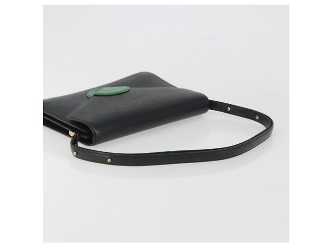 Borsa a Spalla LOUIS VUITTON Epi Osh Black Green M52444 LV Auth BA13566 Nero Verde - vista 7